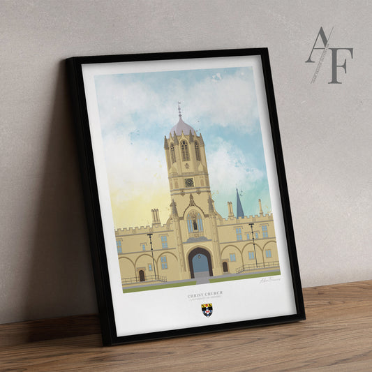 Christ Church, University of Oxford, Art Print