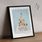 Castle, Paris, Art Print