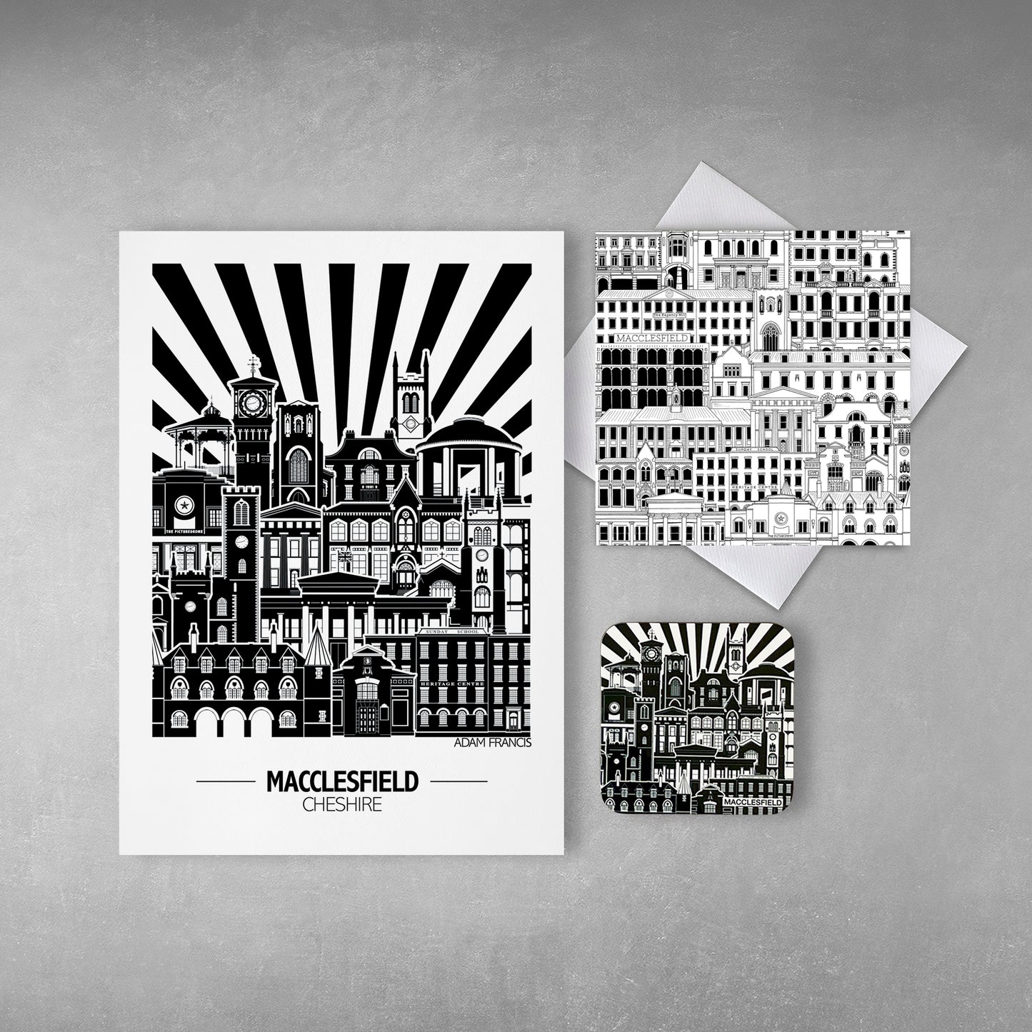 Macclesfield Gift Set (Black & White)