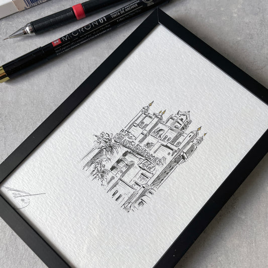 #1 Original illustration | HOLLYWOOD TOWER HOTEL