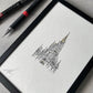 #4 Original illustration | DISNEY WORLD CASTLE