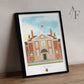 Lady Margaret Hall, University of Oxford, Art Print