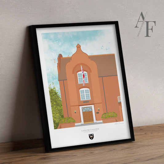 Linacre College, University of Oxford, Art Print