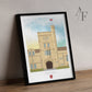 Mansfield College, University of Oxford, Art Print