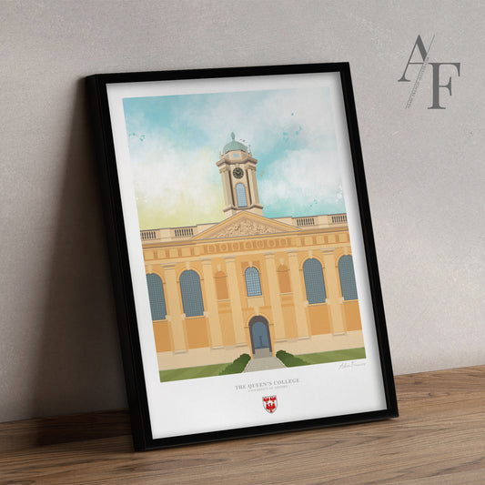 The Queen's College, University of Oxford, Art Print