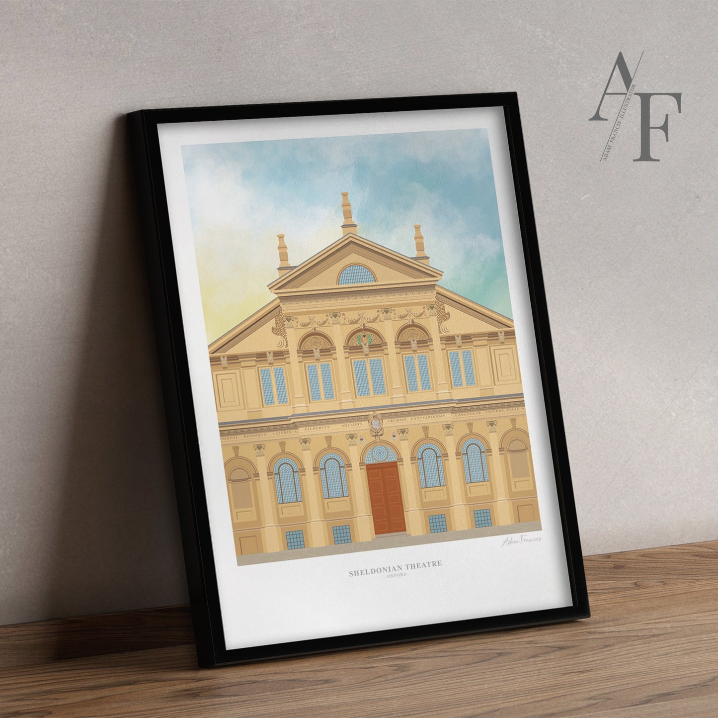 Sheldonian Theatre, Oxford, Art Print