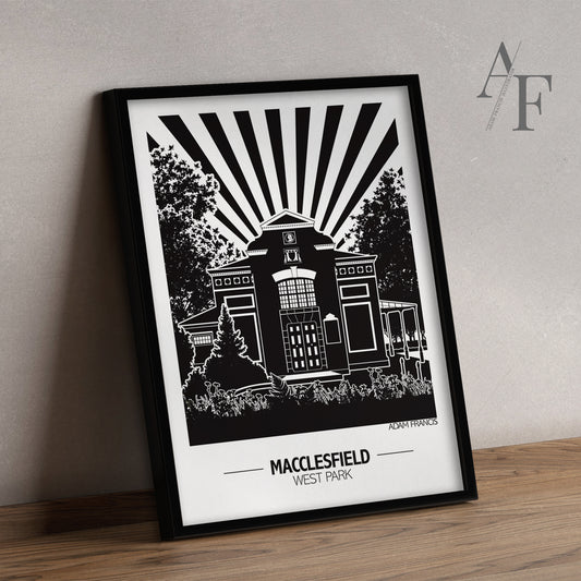 Macclesfield 'West Park' Art Prints