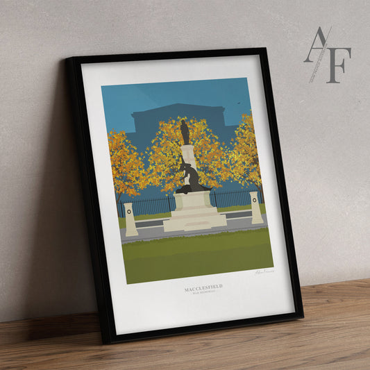 Macclesfield 'War Memorial' Art Prints