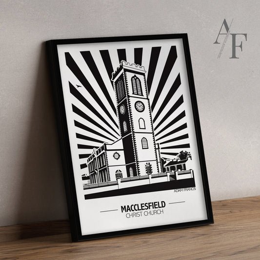 Macclesfield 'Christ Church' Art Prints