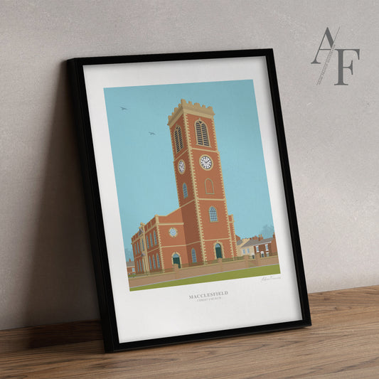 Macclesfield 'Christ Church' Art Prints