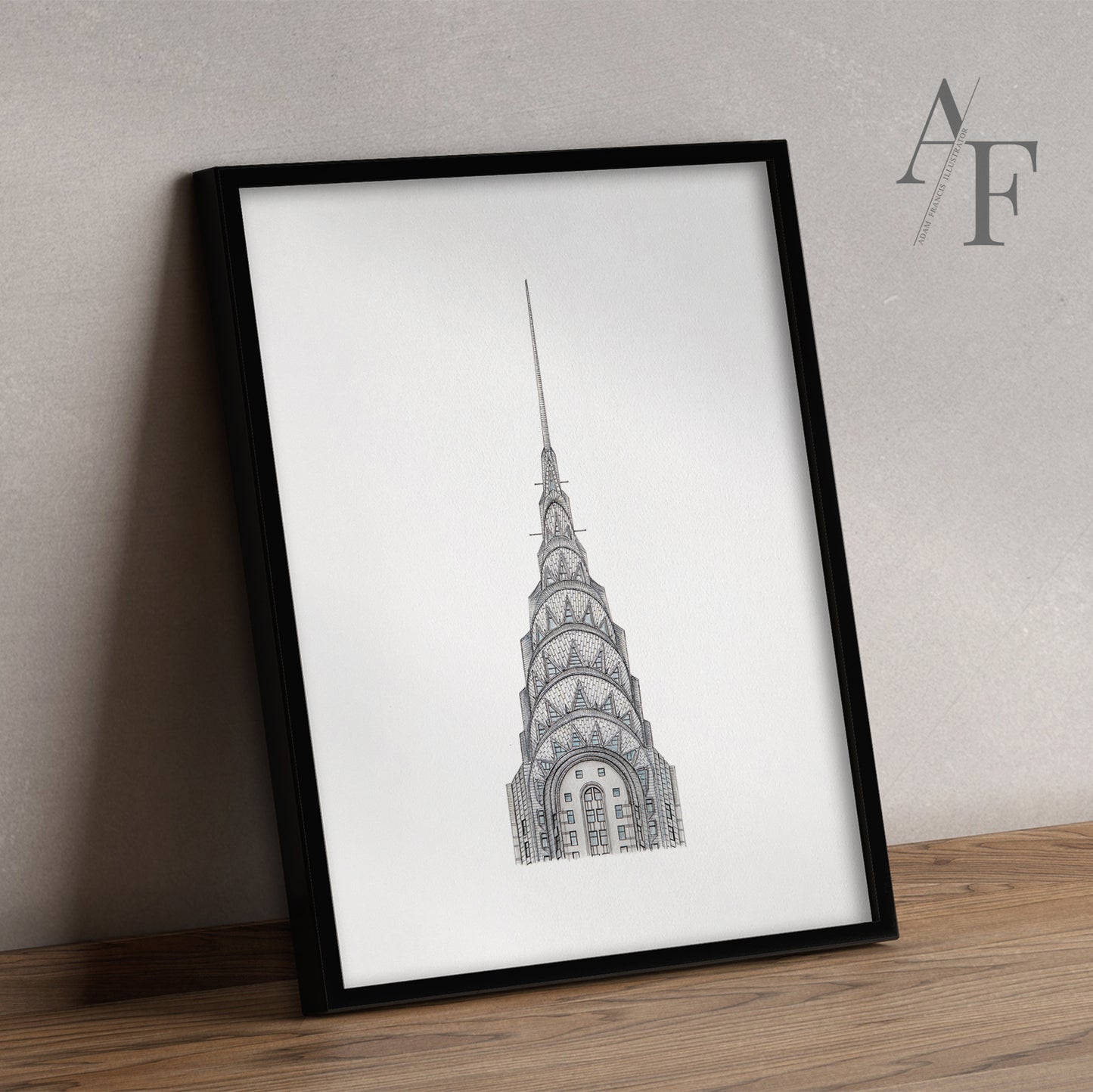 New York City ,Chrysler Building, Art Print