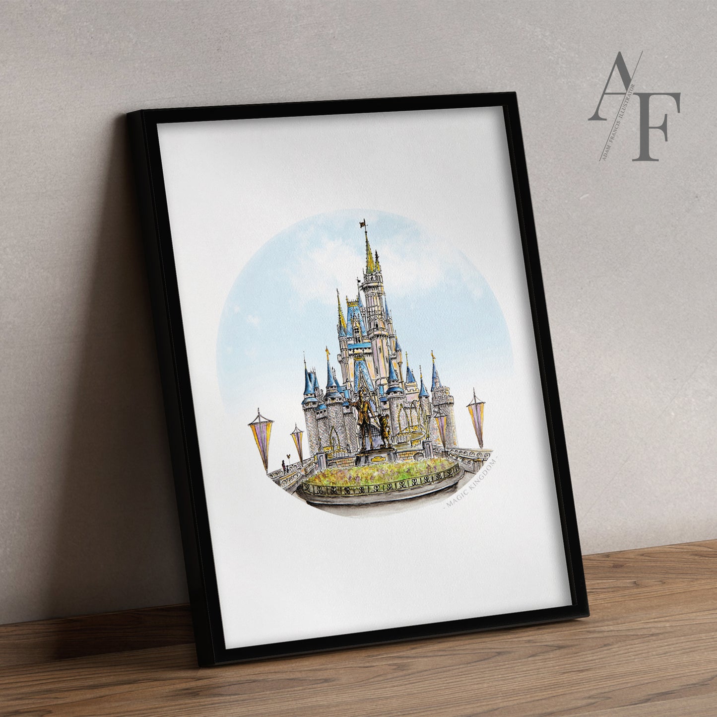 Magical Castle, Florida, Art Print