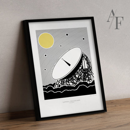 Lovell Telescope Art Print