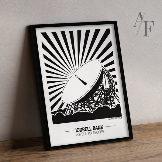 Lovell Telescope Art Print