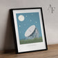 Lovell Telescope Art Print