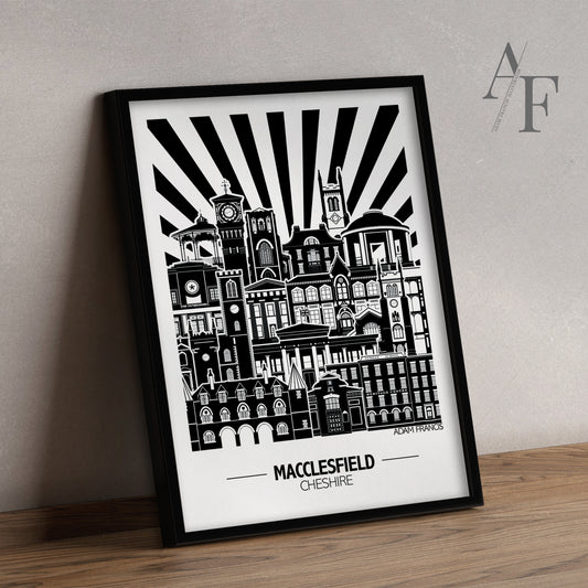 Macclesfield Scene Art Print