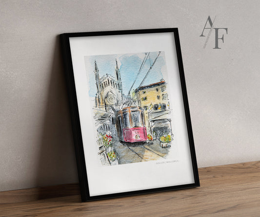 Sóller, Mallorca, Art Print