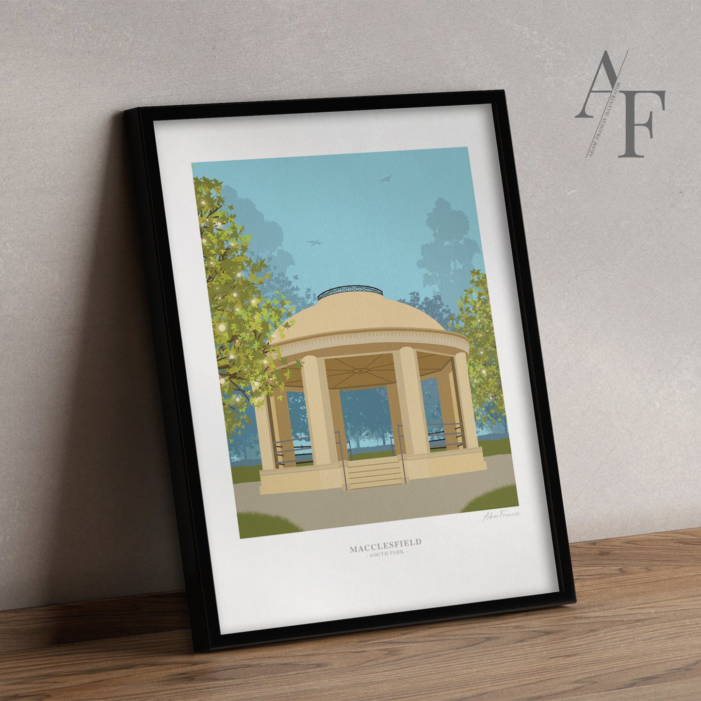 Macclesfield 'South Park' Art Prints