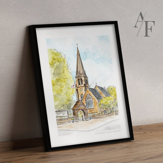 Poynton, St. George's Church, Art Prints