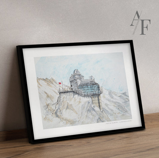 Jungfraujoch, Top of Europe, Switzerland, Art Print