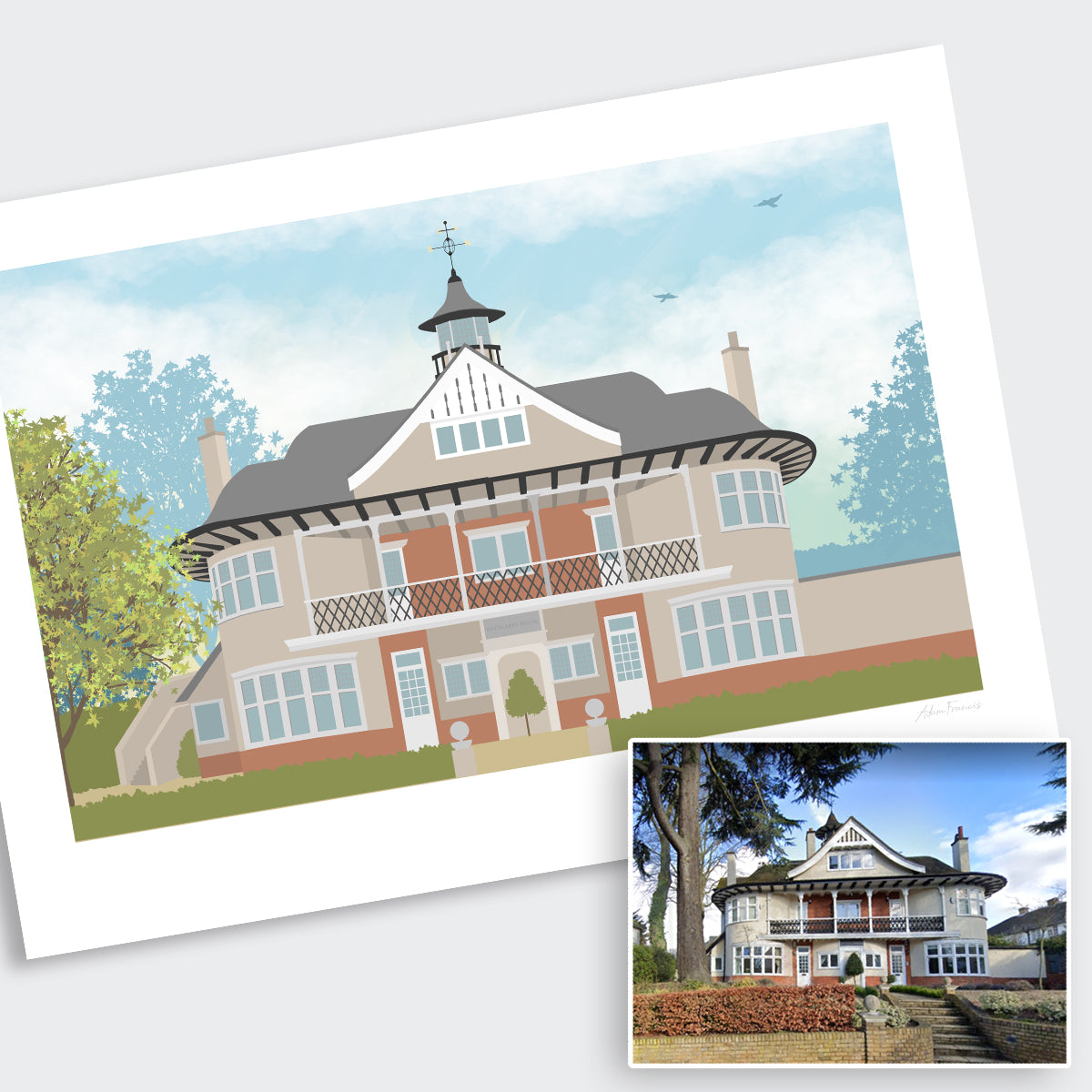 Commission your own, Graphic style, Home Illustration