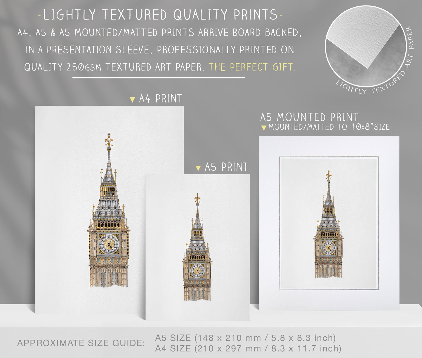 London, Big Ben, Elizabeth Tower, Art Print