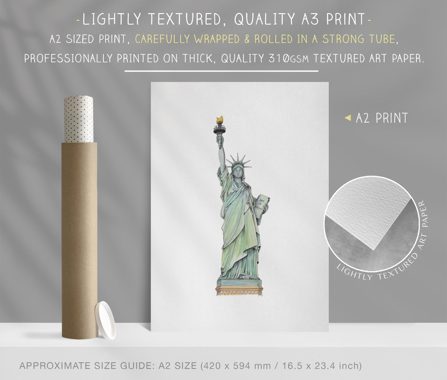 New York, Statue of Liberty, Art Print