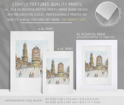 Utrecht, Dom Tower, Art Print