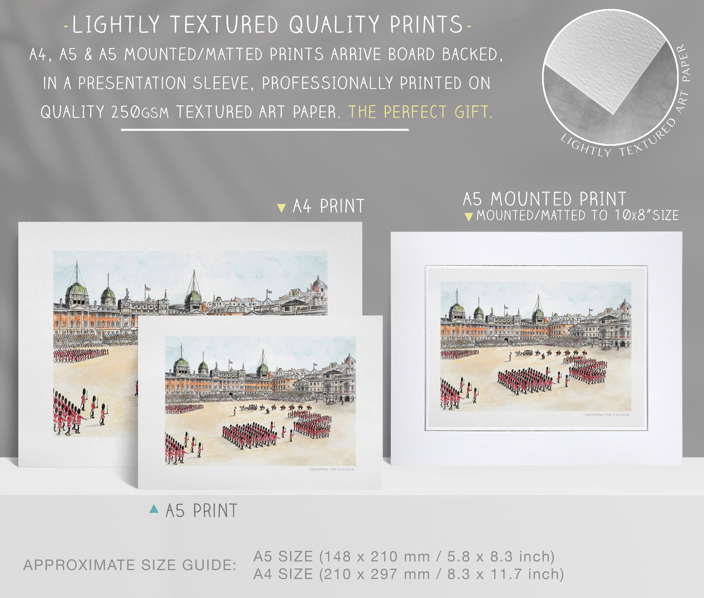 London, Trooping the Colour, Horse Guards Parade, Art Print