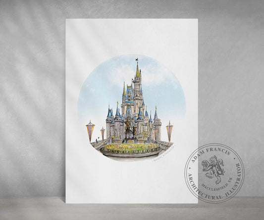 Magical Castle, Florida, Art Print