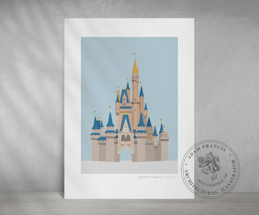 Castle, Florida, Art Print