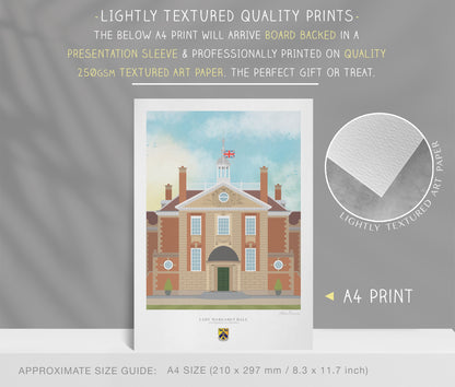 Lady Margaret Hall, University of Oxford, Art Print