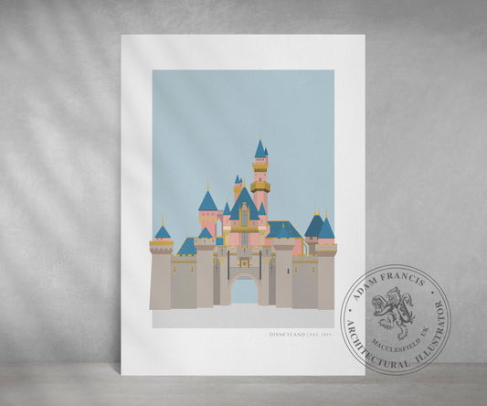 Castle, California, Art Print