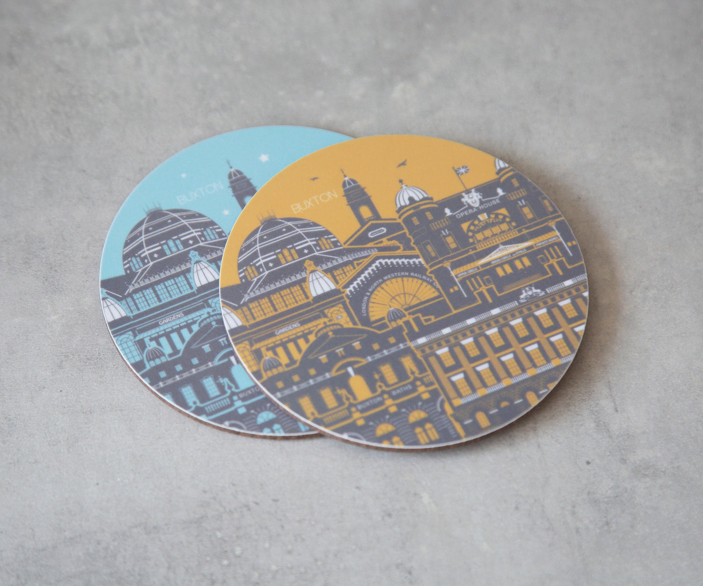 Buxton, Derbyshire, Twin Coaster Pack