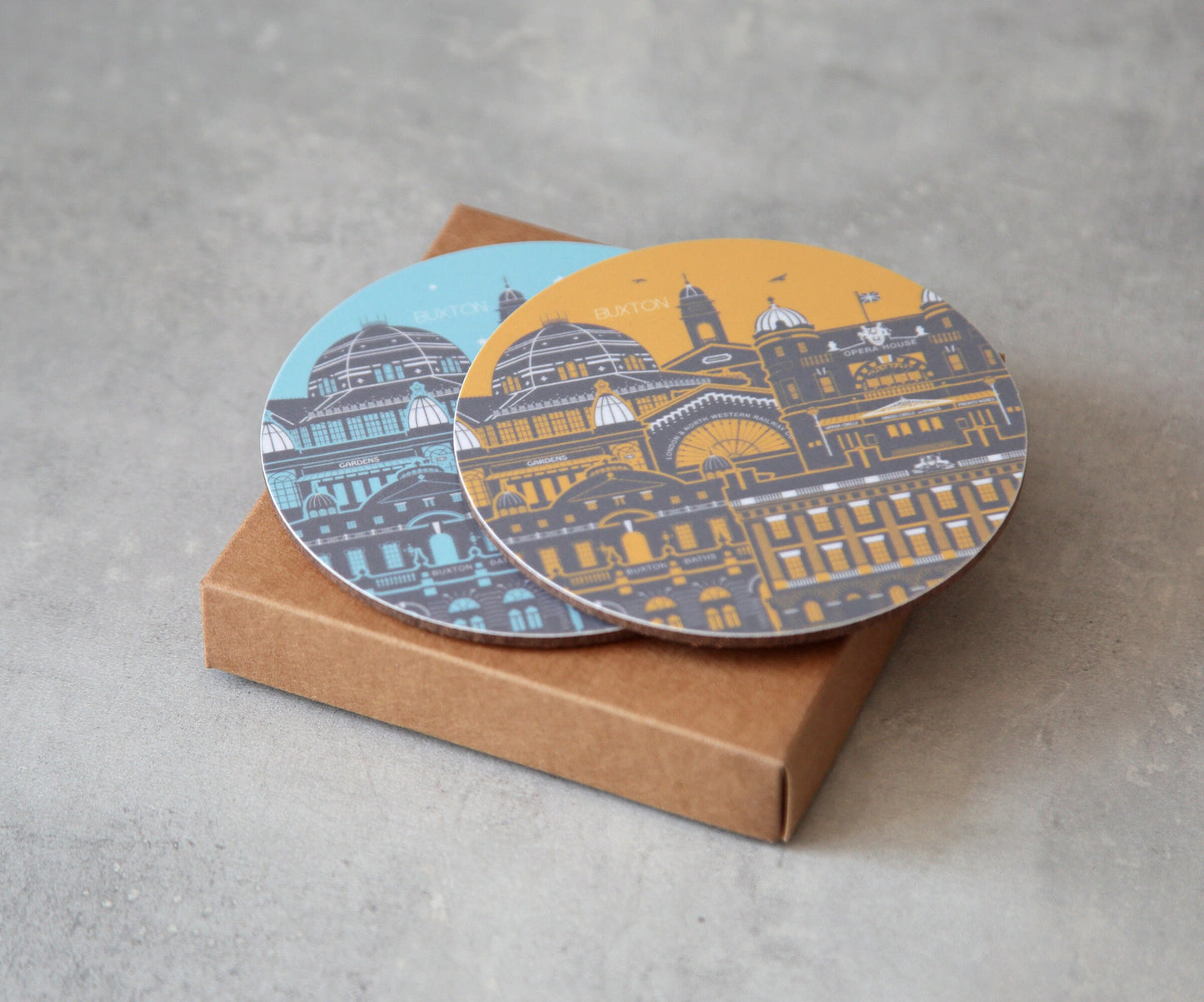 Buxton, Derbyshire, Twin Coaster Pack