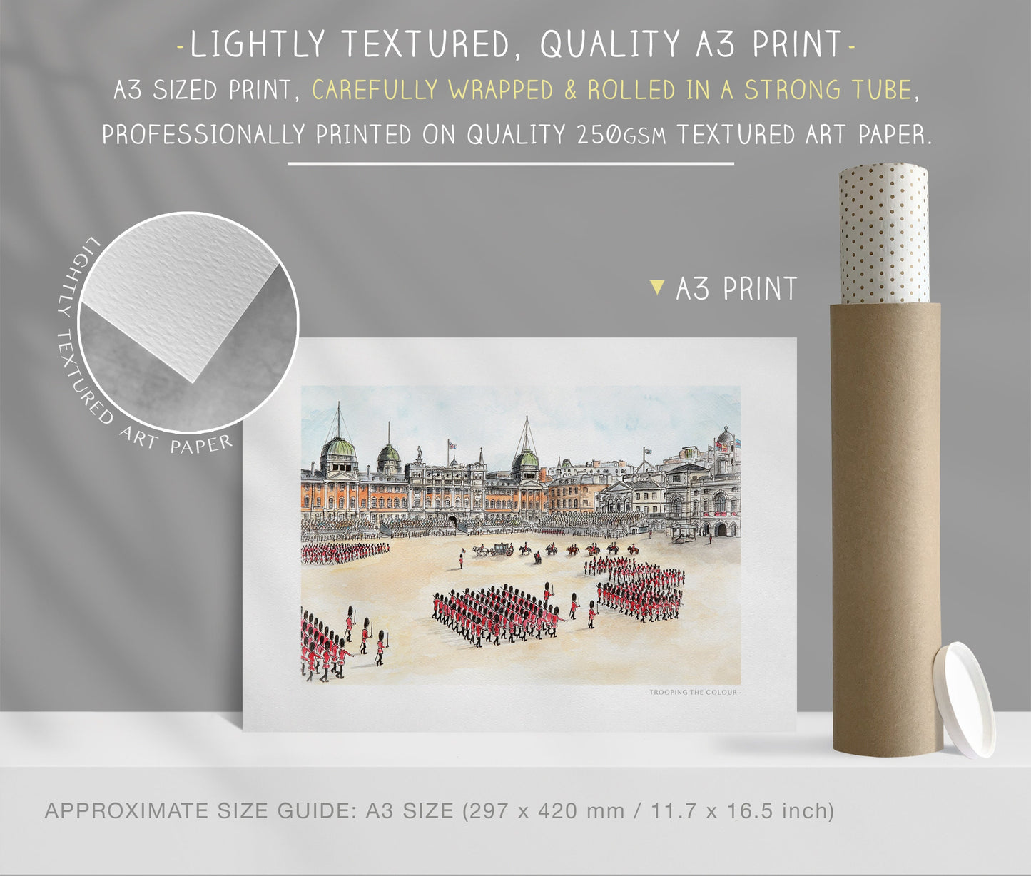 London, Trooping the Colour, Horse Guards Parade, Art Print