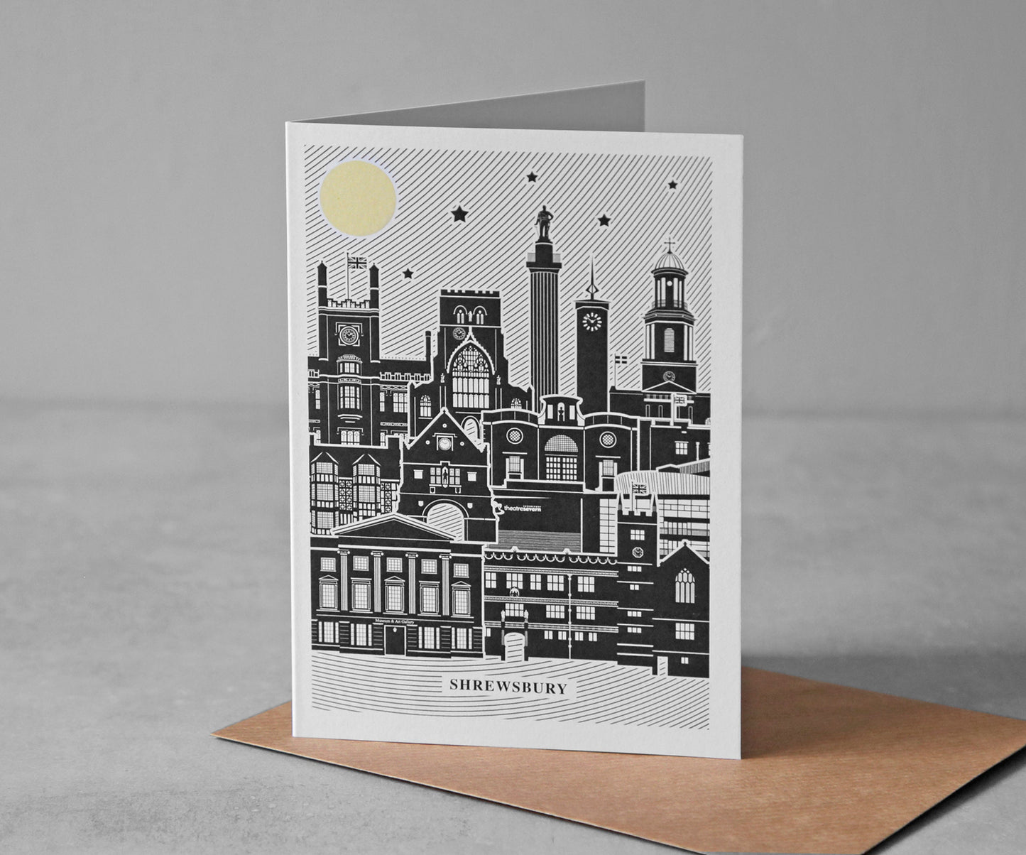 Shrewsbury, Shropshire, Greeting Card