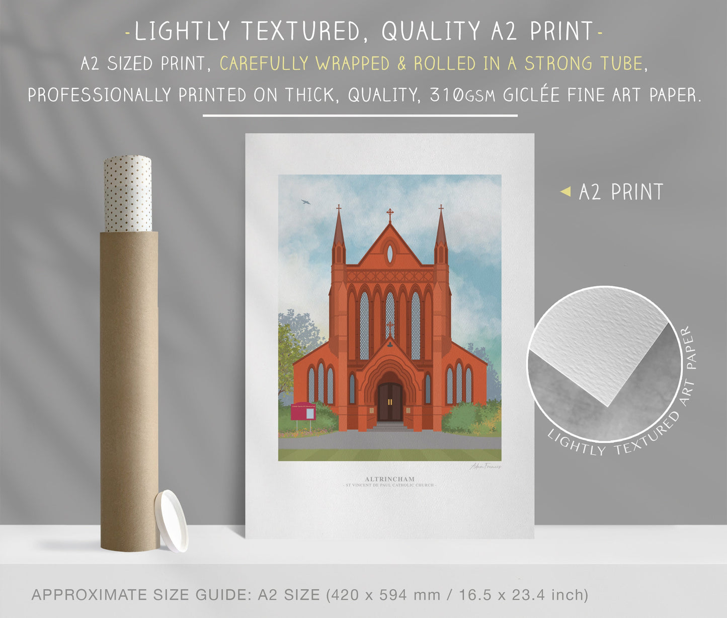 Altrincham, St Vincent de Paul, Art Prints