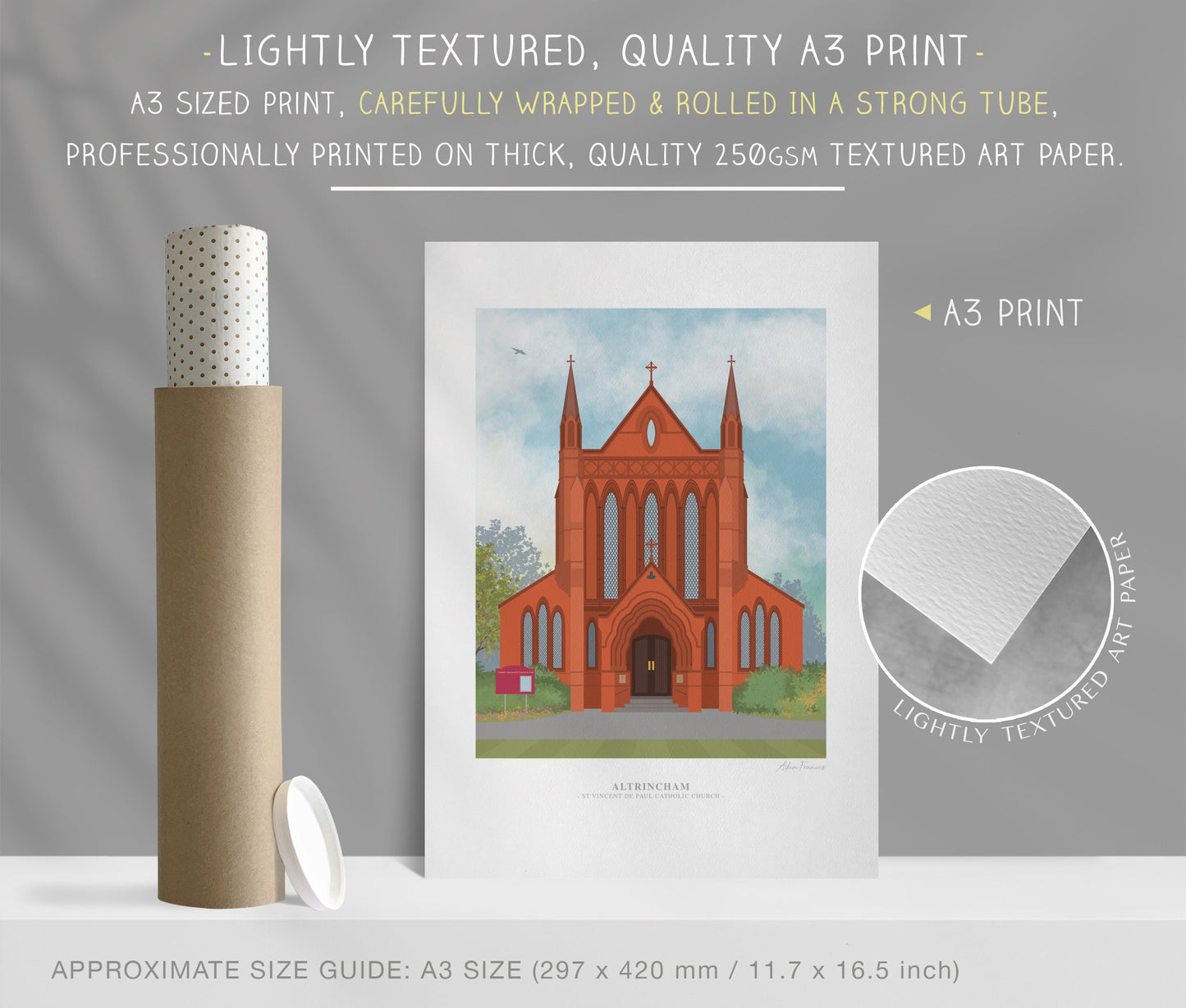 Altrincham, St Vincent de Paul, Art Prints